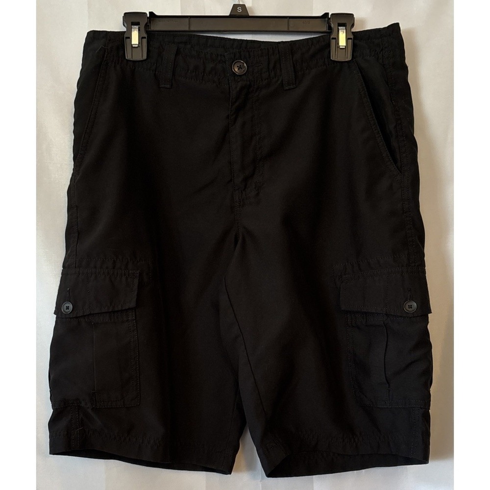 Tony Hawk Men's Black Cargo Shorts Size 31 Skater Streetwear Utility Gorpcore
